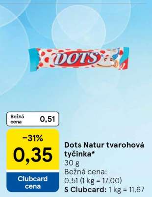 Dots Natur tvarohová tyčinka