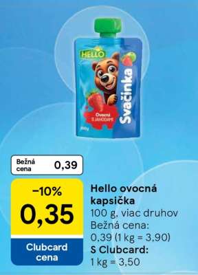 Hello Ovocná kapsička