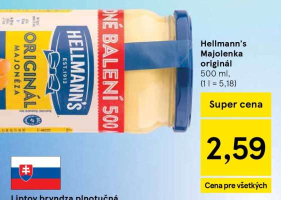 HELLMANN’S MAJOLENKA ORIGINÁL