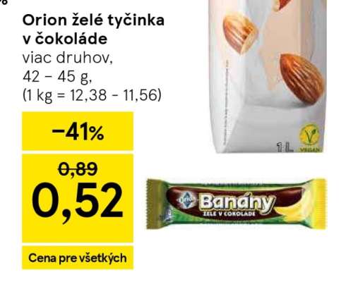 Orion želé tyčinka v čokoláde
