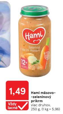 Hami mäsovo-zeleninový príkrm