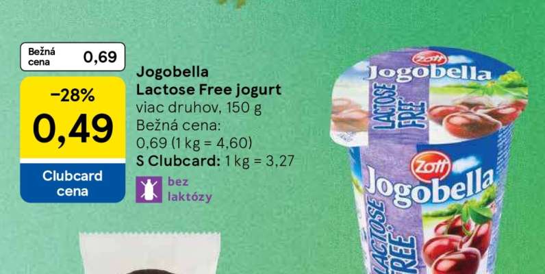 Jogobella Lactose Free jogurt