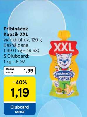 Pribináček Kapsík XXL