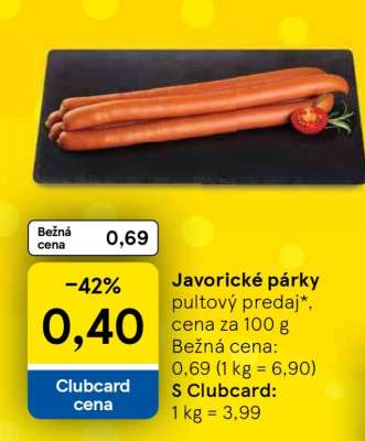 Javorické párky