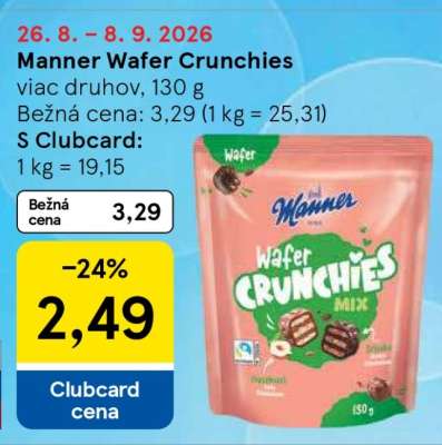 Manner Wafer Crunchies