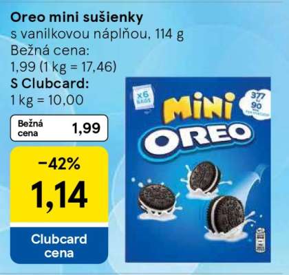 Oreo Mini sušienky