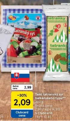 Tami Tatranský syr balkánskeho typu