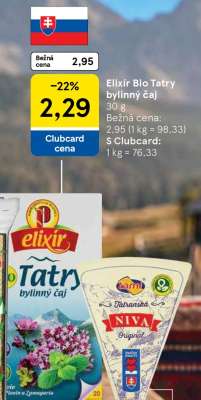 Elixír Bio Tatry bylinný čaj