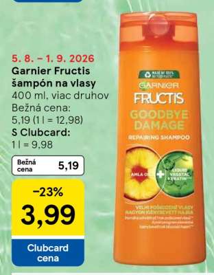 GARNIER FRUCTIS Šampón na vlasy