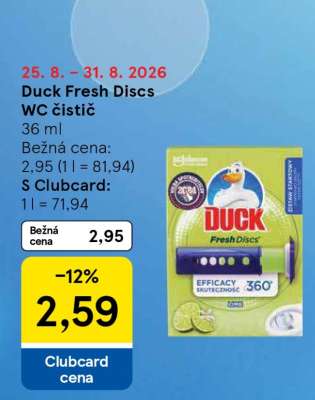 DUCK FRESH DISCS WC čistič