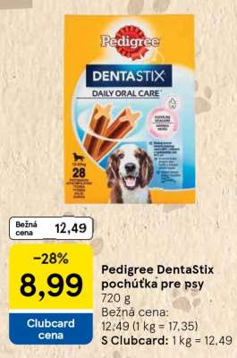 Pedigree Dentastix pochúťka pre psy