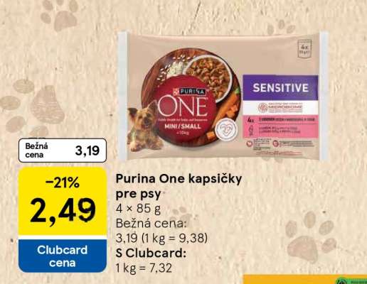 PURINA ONE Kapsičky pre psy