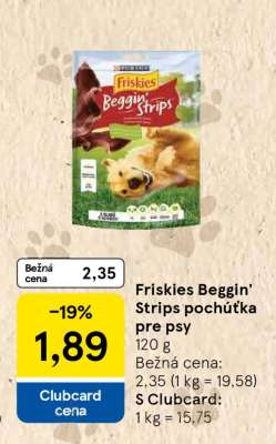 Friskies Beggin' Strips pochúťka pre psy