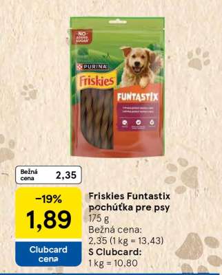 Friskies Funtastix pochúťka pre psy