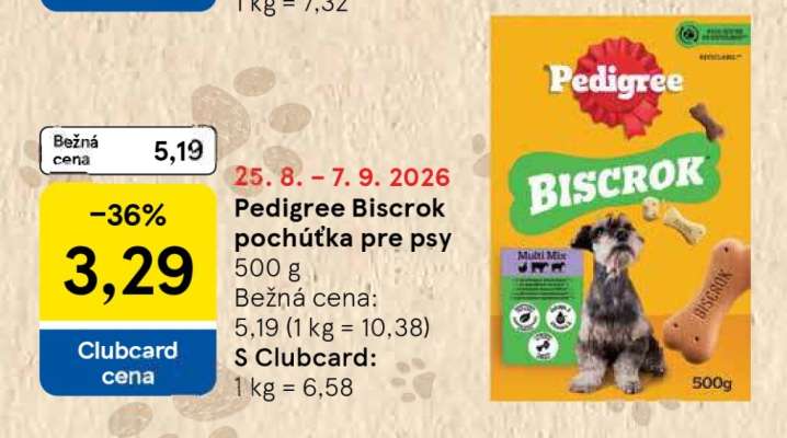 Pedigree Biscrok pochúťka pre psy
