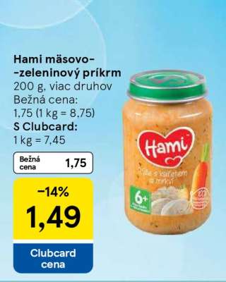 Hami mäsovo-zeleninový príkrm