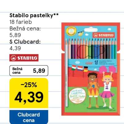 Stabilo pastelky**