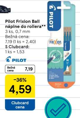 Pilot Frixion Ball náplne do rollera**