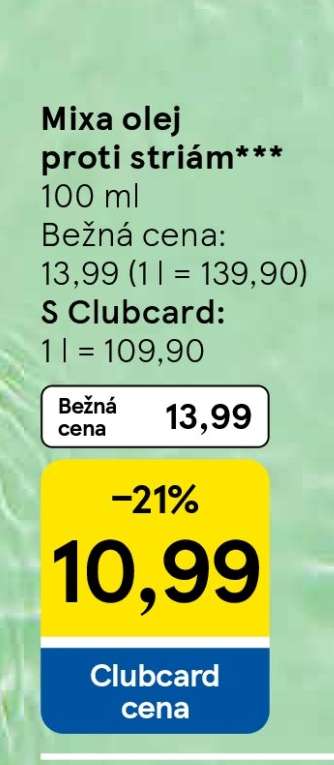 Mixa olej proti striám