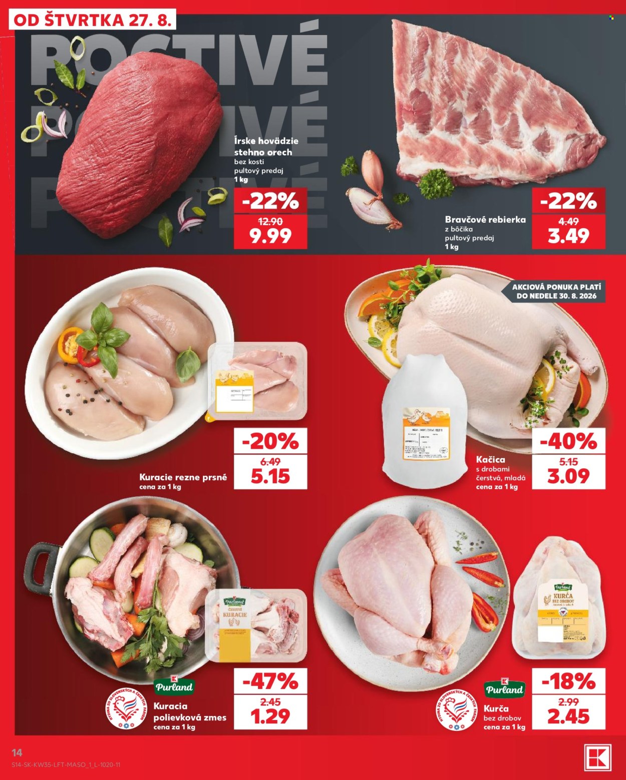 Leták Kaufland - 27.8.2026 - 2.9.2026. Strana 14