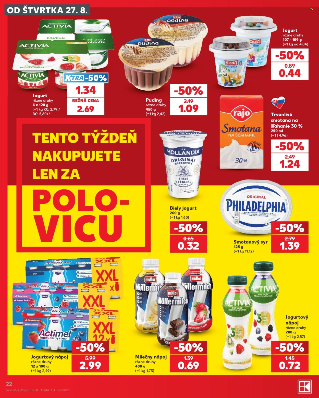 Leták Kaufland - 27.8.2026 - 2.9.2026. Strana 22