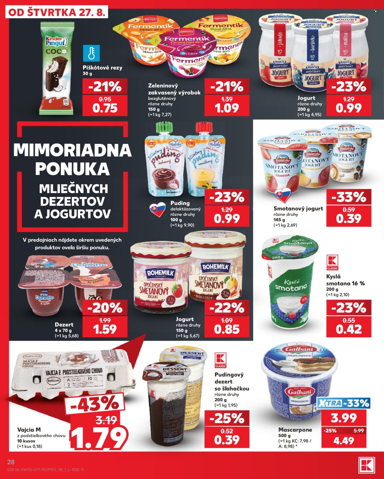 Leták Kaufland - 27.8.2026 - 2.9.2026. Strana 28