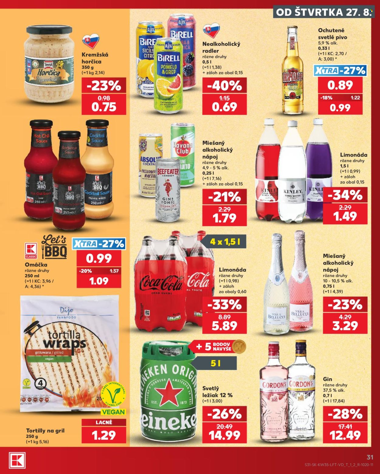 Leták Kaufland - 27.8.2026 - 2.9.2026. Strana 31