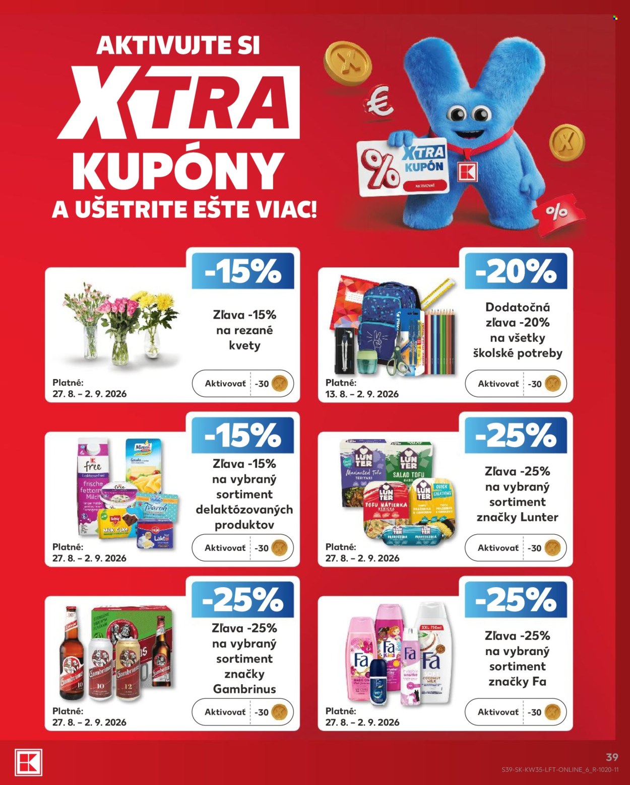 Leták Kaufland - 27.8.2026 - 2.9.2026. Strana 39