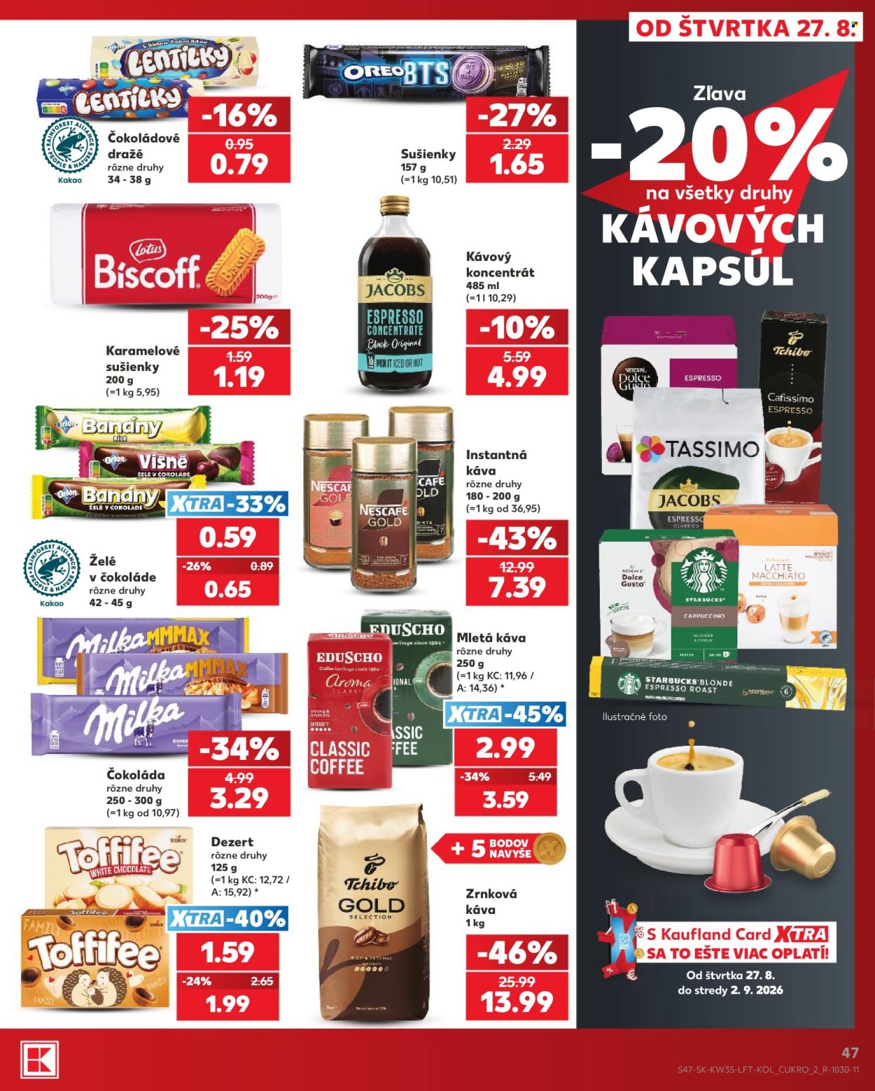 Leták Kaufland - 27.8.2026 - 2.9.2026. Strana 47