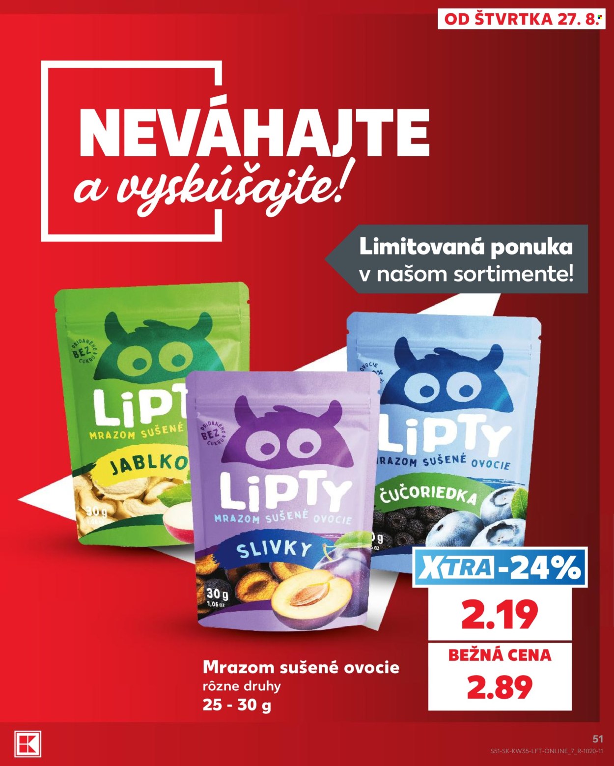 Leták Kaufland - 27.8.2026 - 2.9.2026. Strana 51