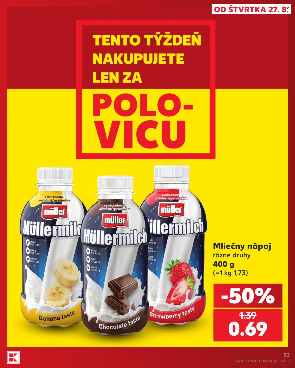 Leták Kaufland - 27.8.2026 - 2.9.2026. Strana 53