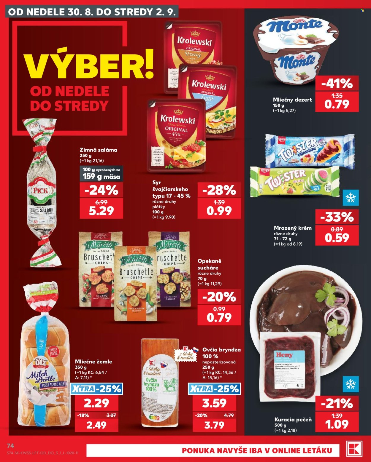 Leták Kaufland - 27.8.2026 - 2.9.2026. Strana 74