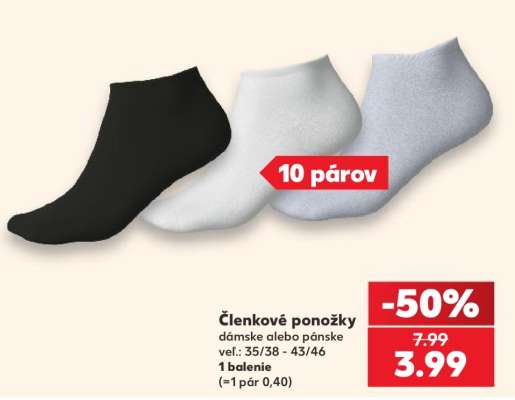 Členkové ponožky