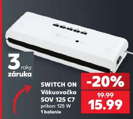 SWITCH ON Vákuovačka SOV 125 C7