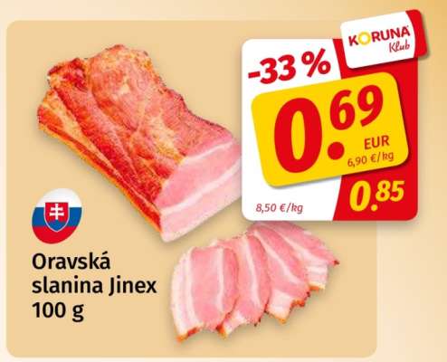 Oravská slanina Jinex 100 g