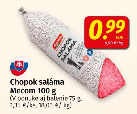 Chopok saláma Mecom 100 g