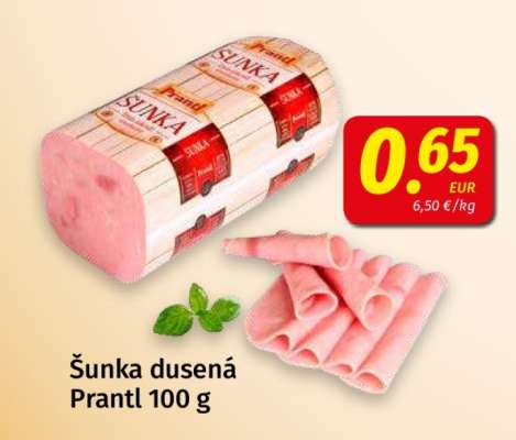 Šunka dušená Prantl 100 g