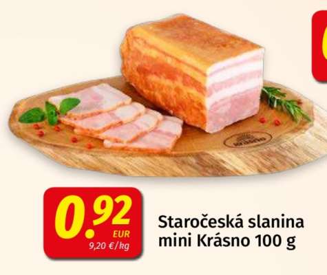 Staročeská slanina mini Krásno 100 g