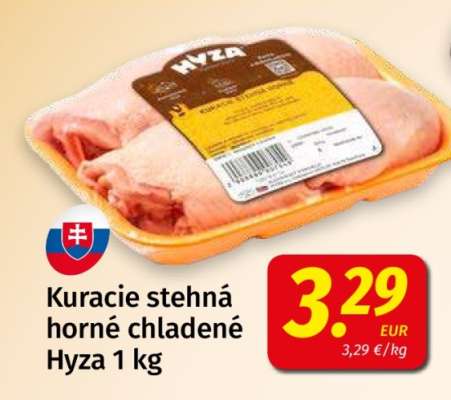 Kuracie stehná horné chladené Hyza 1 kg