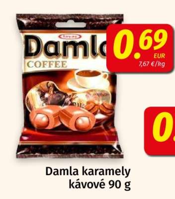 Damla karamely kávové 90 g