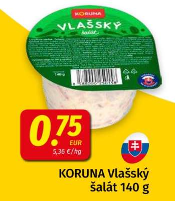 KORUNA Vlašský šalát 140 g