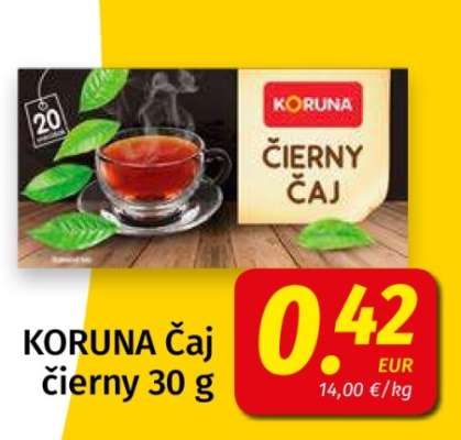 KORUNA Čaj čierny 30 g