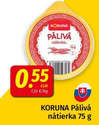 KORUNA Pálivá nátierka 75 g