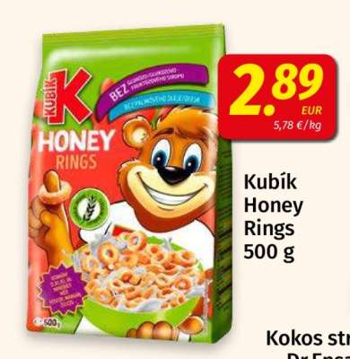 Kubík Honey Rings 500 g