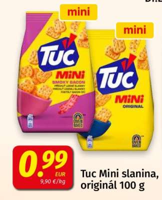 Tuc Mini slanina, originál 100 g