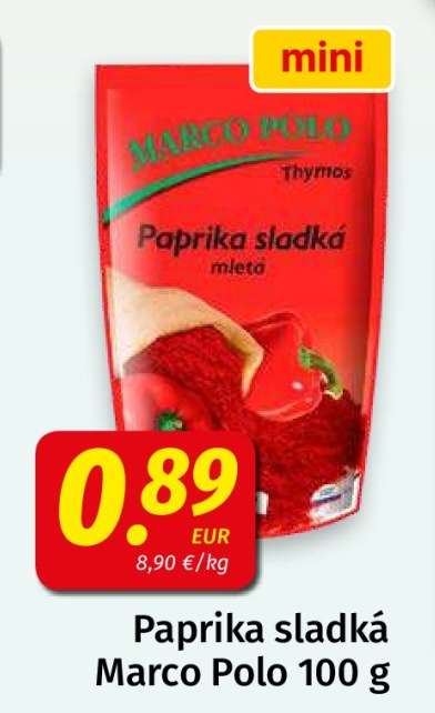 Paprika sladká Marco Polo 100 g