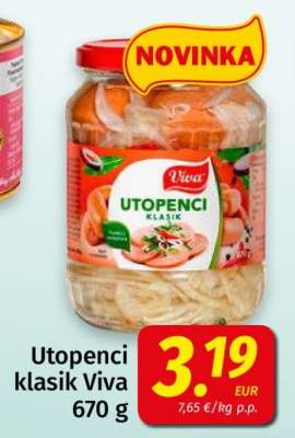 Utopenci klasik Viva 670 g