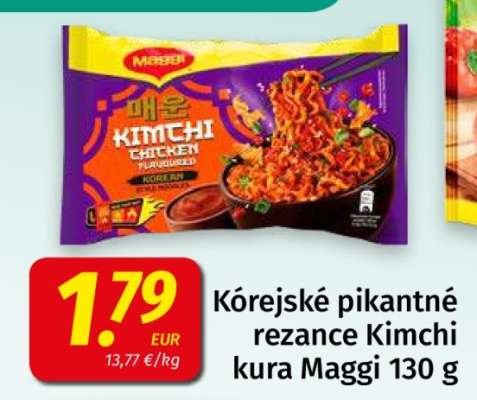 Kórejské pikantné rezance Kimchi kura Maggi 130 g