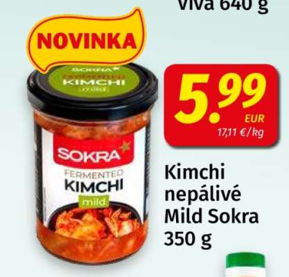 Kimchi nepálivé Mild Sokra 350 g
