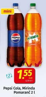Pepsi Cola, Mirinda Pomaranč 2 l